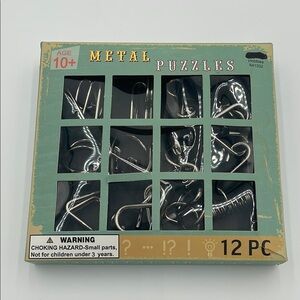 🐣Metal Puzzle Set - 12 Pieces
